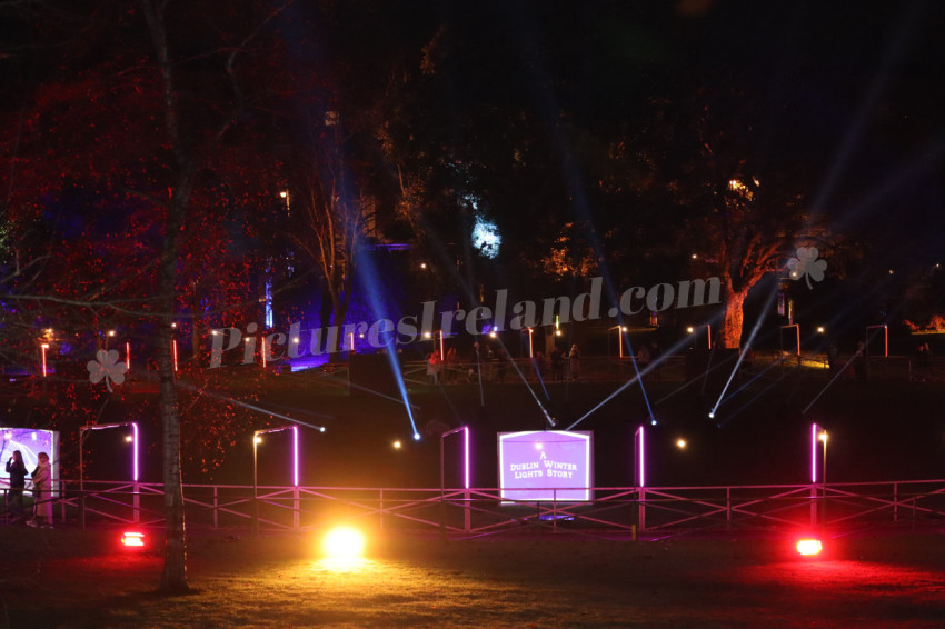 Merrion Square Winter Lights