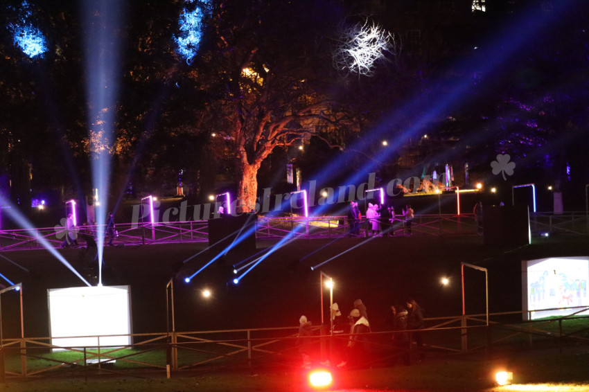 Merrion Square Winter Lights