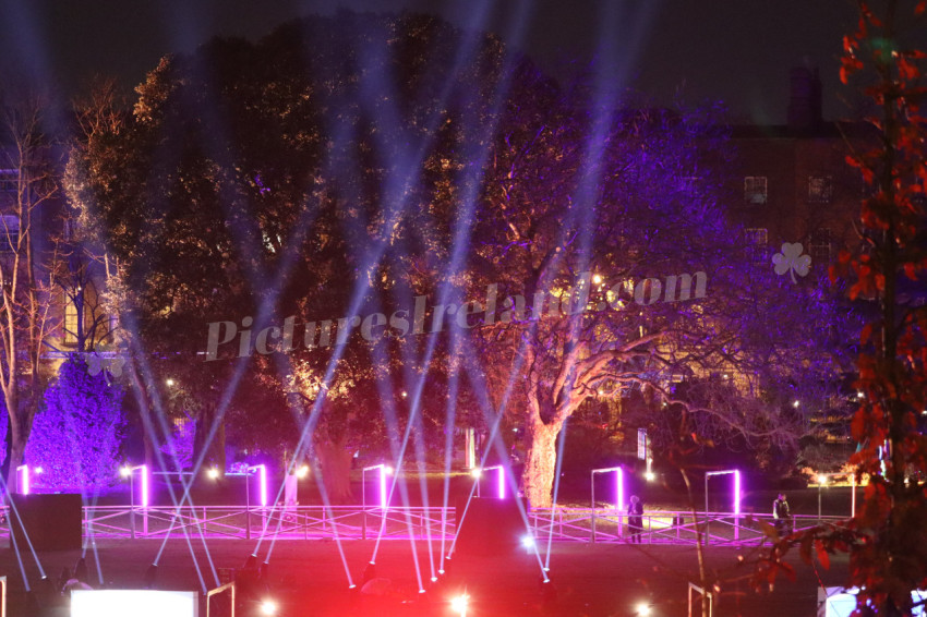 Merrion Square Winter Lights