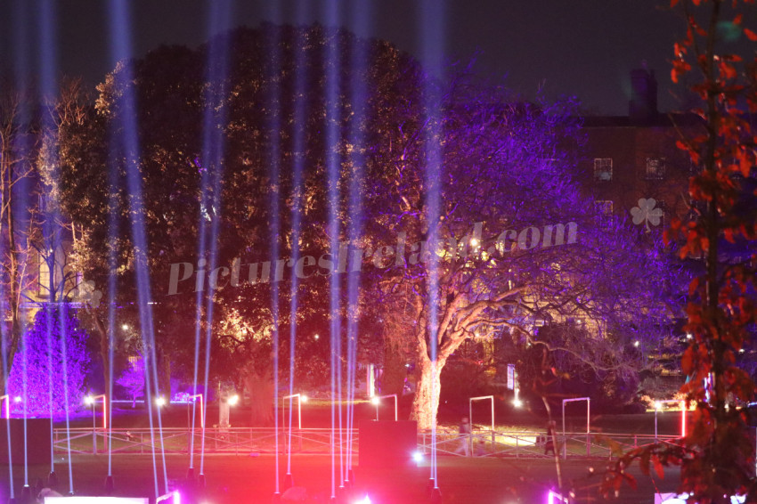 Merrion Square Winter Lights