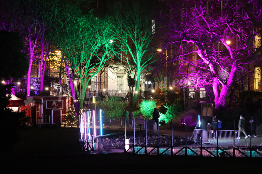 Merrion Square Winter Lights