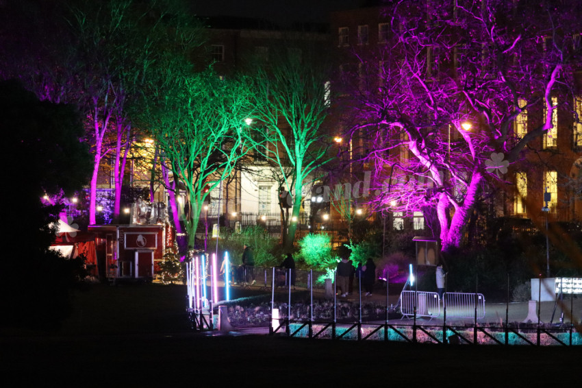 Merrion Square Winter Lights