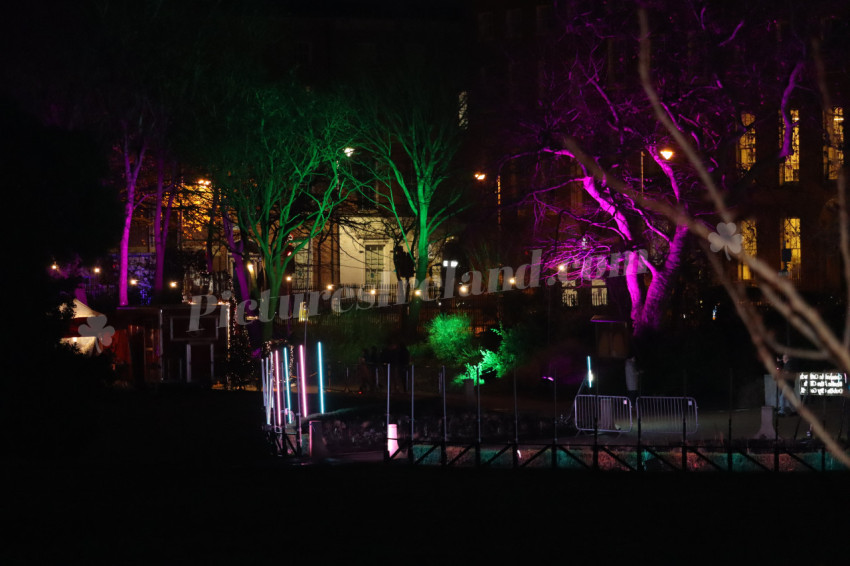 Merrion Square Winter Lights