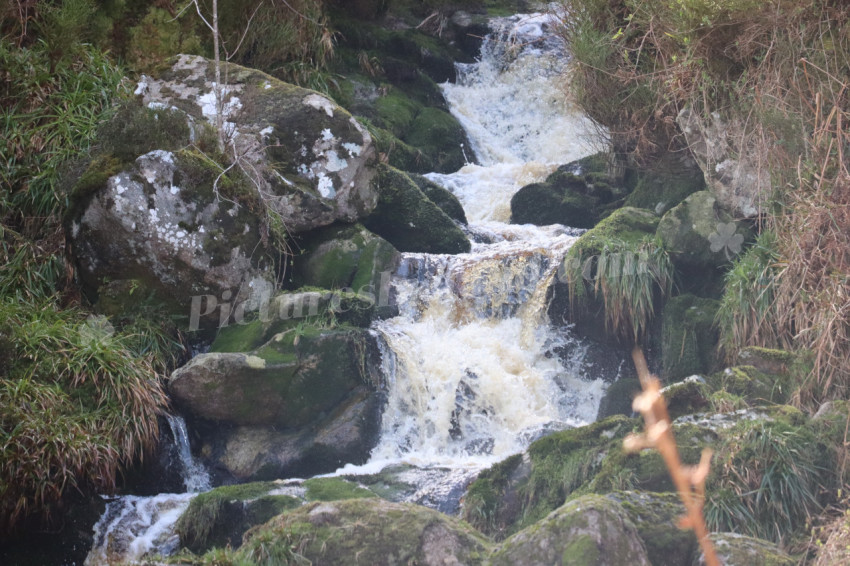 Waterfall in Wicklow Mountains