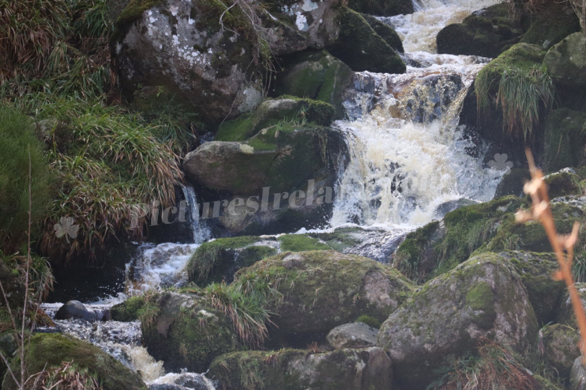 Waterfall in Wicklow Mountains