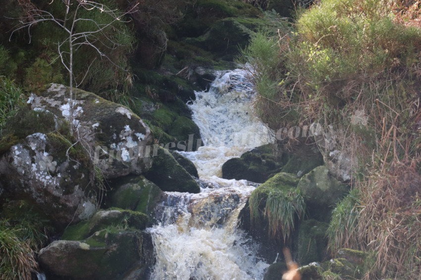 Waterfall in Wicklow Mountains