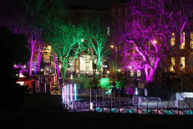 Merrion Square Winter Lights