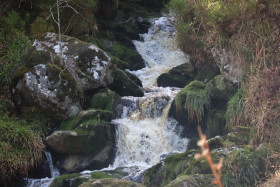 Waterfall in Wicklow Mountains