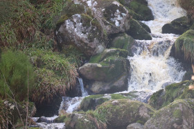 Waterfall in Wicklow Mountains