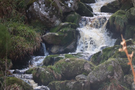 Waterfall in Wicklow Mountains